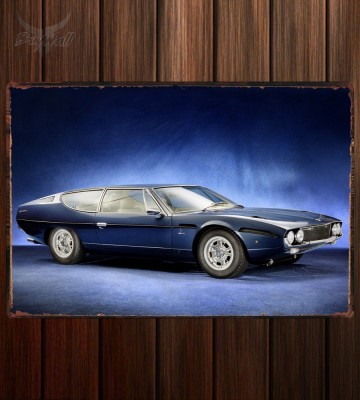Металлическая табличка Lamborghini Espada 400 GT (Series I)